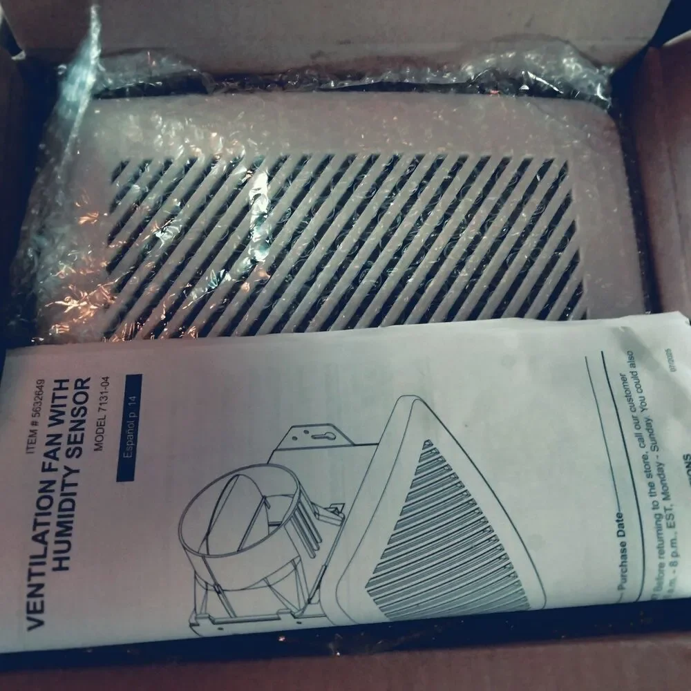 Utilitech Ventilation Fan W/Humidity Sensor. 100CFM 1.5-Sones White #5632649